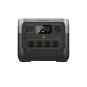 estación de energía portátil ecoflow river 2 pro 768wh / 800w, lifepo4, no break eps, compatible con paneles solares
