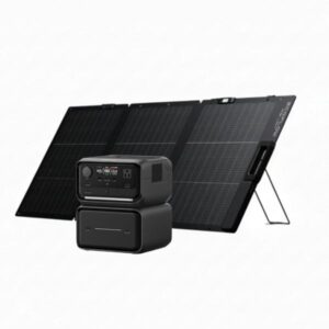 generador eléctrico solar river 3 max plus ups 858 wh 600w + panel solar plegable 160w