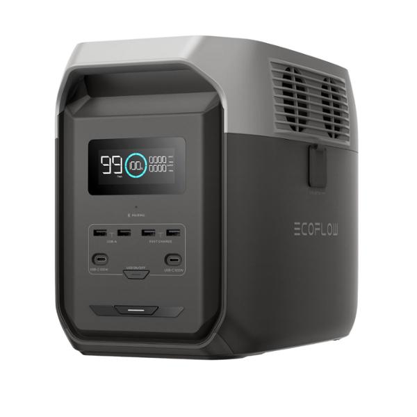 generador solar ecoflow delta 3 1500 ups 1536wh / 1800w, ideal para cortes de luz o uso diario