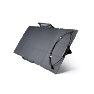 panel solar plegable ecoflow 110w portátil de alta eficiencia y carga rápida, compatible con generadores ecoflow
