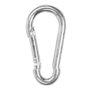 eslabón de resorte metal plata